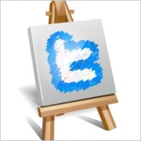 Twitter painting
