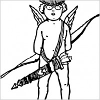 Tyrol Cupid clip art