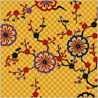 u0026quotbeautiful pattern vector background of plumu0026quot
