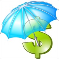 Umbrella and dola sign