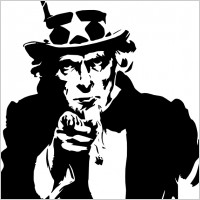 Uncle Sam Pointing clip art