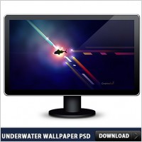 Underwater Free Wallpaper PSD