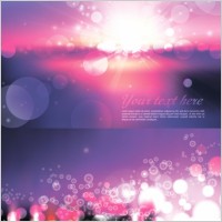 urban romantic light vector 2