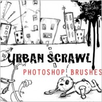 Urban Scrawl Photoshop Brushes