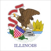 Us Illinois Flag clip art