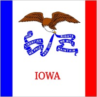 Us Iowa Flag clip art