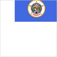 Us Minnesota Flag clip art