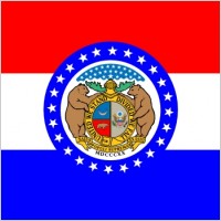 Us Missouri Flag clip art