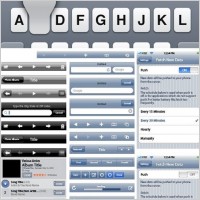 user interface design toolkit iphone ui vector elements