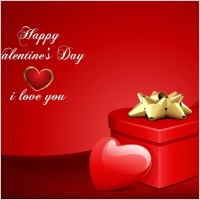Valentine’s Day Card Vector