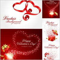valentine day gift ribbon and clip art