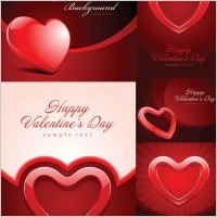 valentine day heartshaped texture vector background