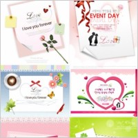 valentine day theme vector