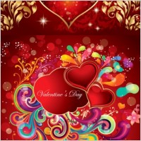 valentine gorgeous pattern vector