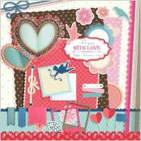 valentine labels vector
