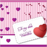 Valentine Letter Vector