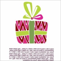 Valentine&rsquo;s Gift Card Vector Illustration