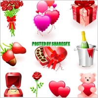 Valentines day gift and bucket