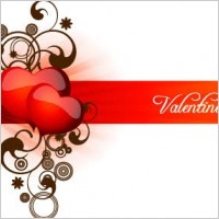 Valentines heart vector 