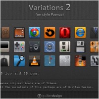 VARIATIONS on style Faenza icons pack