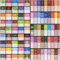 variety of european background pattern vector 2 card