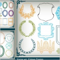 variety of graphical borders clip art