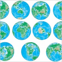 various angles of the earth vector