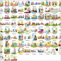 vector 100 elderly people living