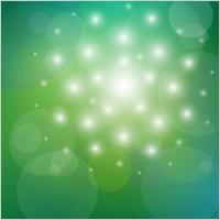 Vector Abstract Background Green and Bokeh