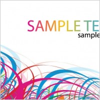 Vector Abstract Color Card