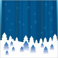 Vector Abstract Winter Background