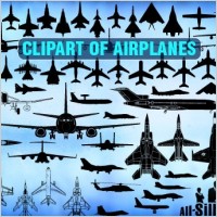 Vector Airplane Clipart