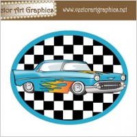Vector Art Graphics - Classic Automobile