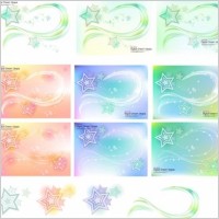 Vector background of the stars and glare material