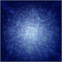 Vector Blue Mosaic Background