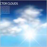 vector blue sky