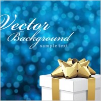 Vector Bokeh Christmas Background