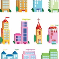 Vector Building Icon Set
