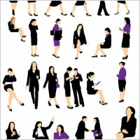 Vector Business woman