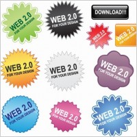 Vector Buttons for Web Design