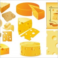 Vector Cheese Collection