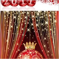 vector christmas background atmosphere