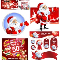 vector christmas discount sales calendar