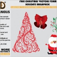 Vector christmas elements