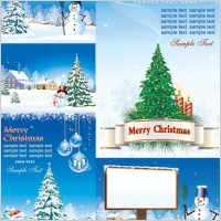 vector christmas snow