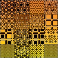 Vector Circles Graphics Pattern
