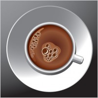 Vector Coffee in a Cup