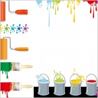 vector colorful paint