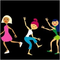vector cute cartoon girl