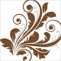 Vector Decorative Floral Design